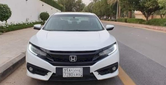 هوندا سيفيك تيربو 2017 ابيض 